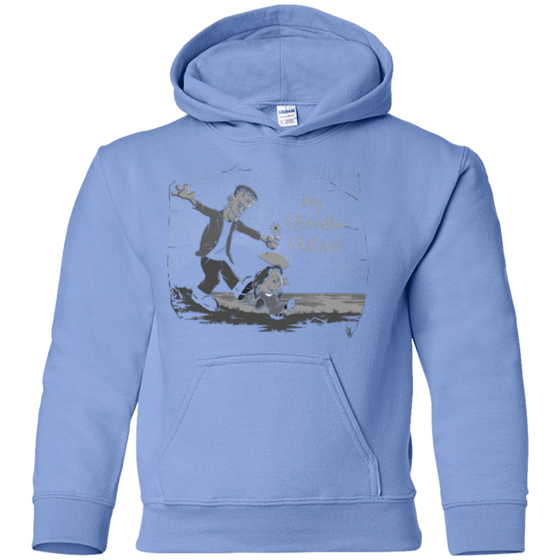 Sweatshirts Carolina Blue / YS My Fiendish Friend Youth Hoodie
