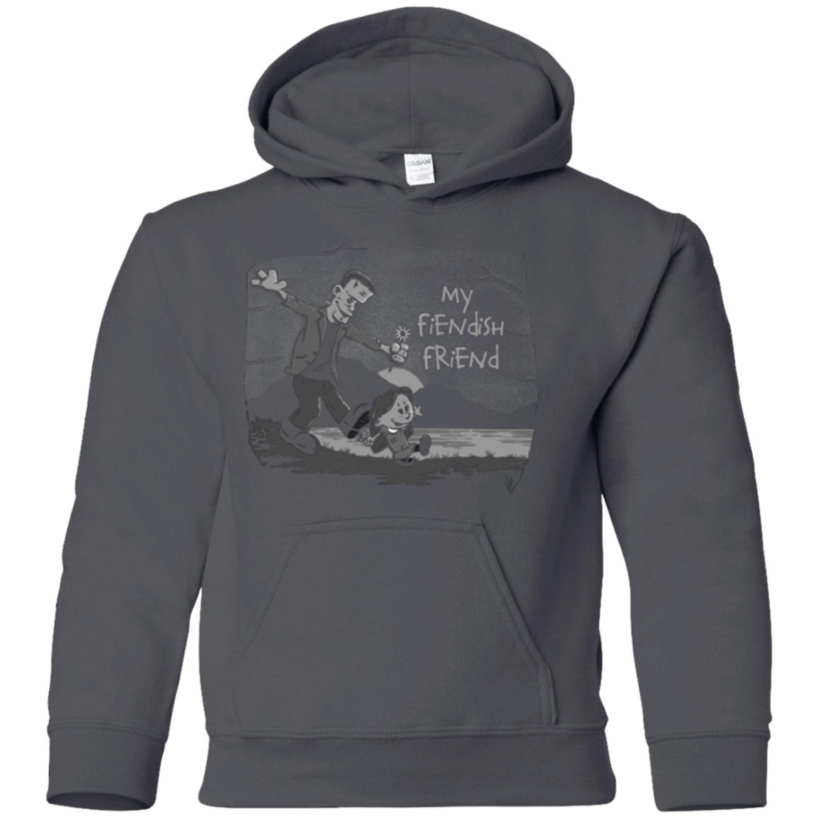Sweatshirts Charcoal / YS My Fiendish Friend Youth Hoodie