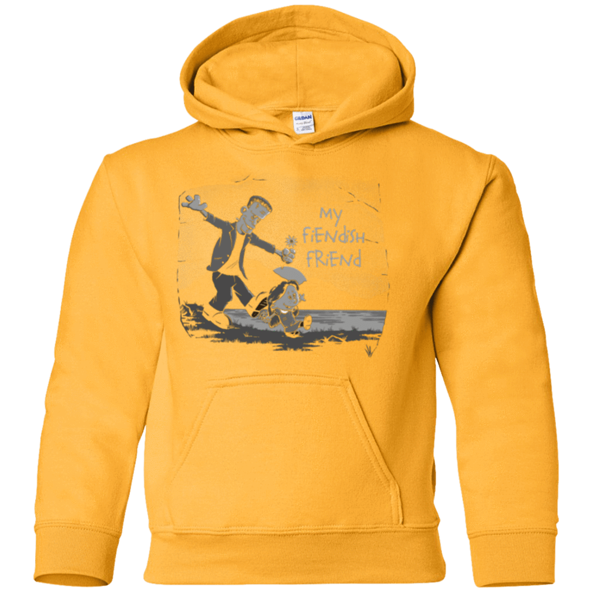 Sweatshirts Gold / YS My Fiendish Friend Youth Hoodie