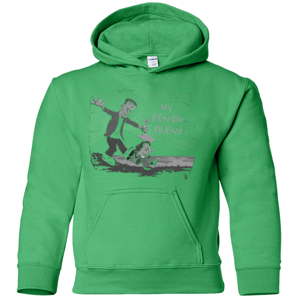 Sweatshirts Irish Green / YS My Fiendish Friend Youth Hoodie