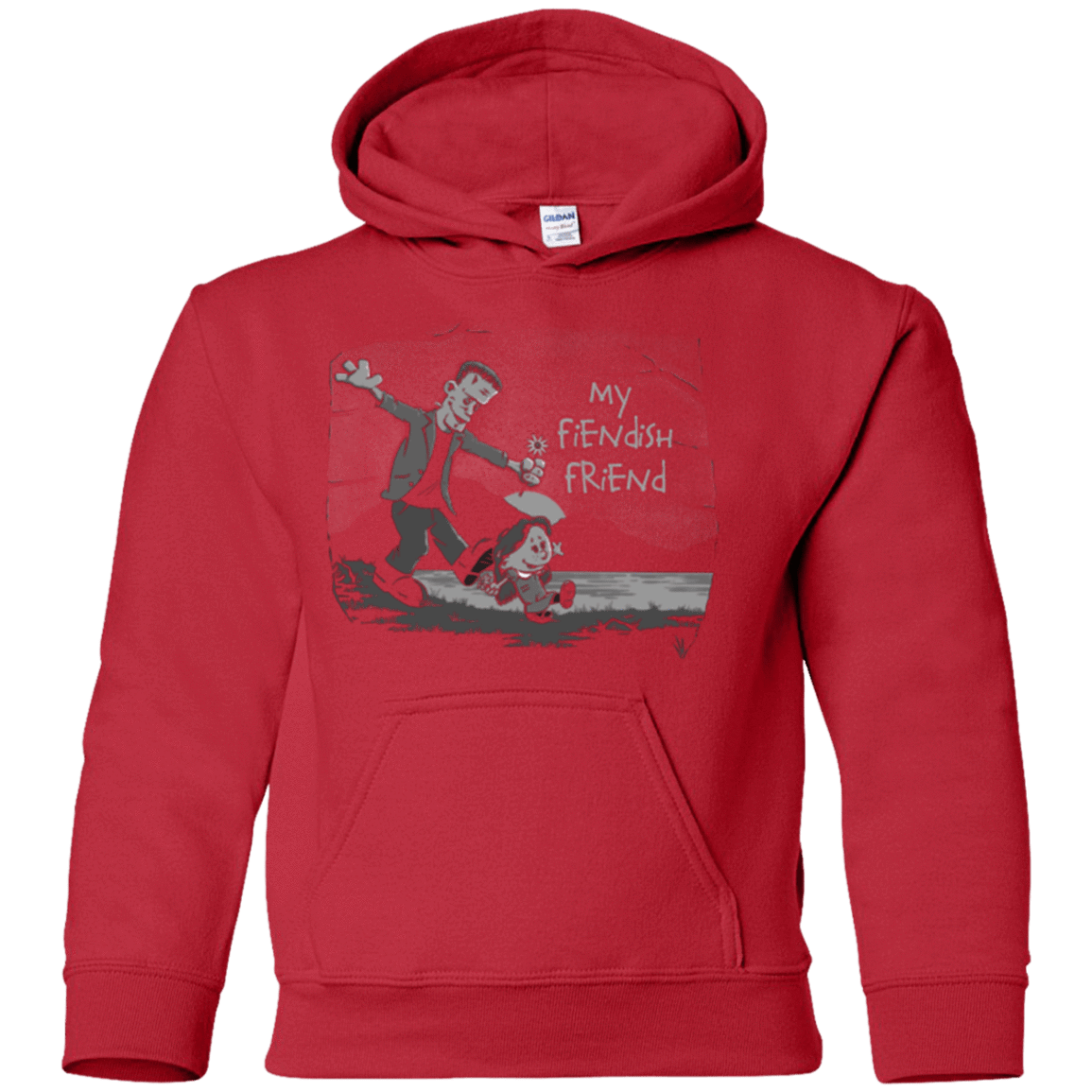 Sweatshirts Red / YS My Fiendish Friend Youth Hoodie