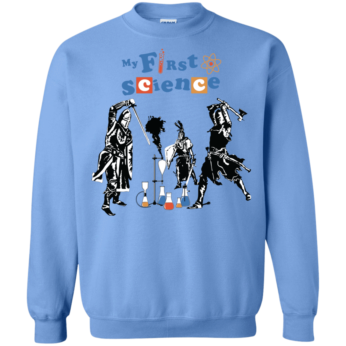 Sweatshirts Carolina Blue / S My First Science Crewneck Sweatshirt