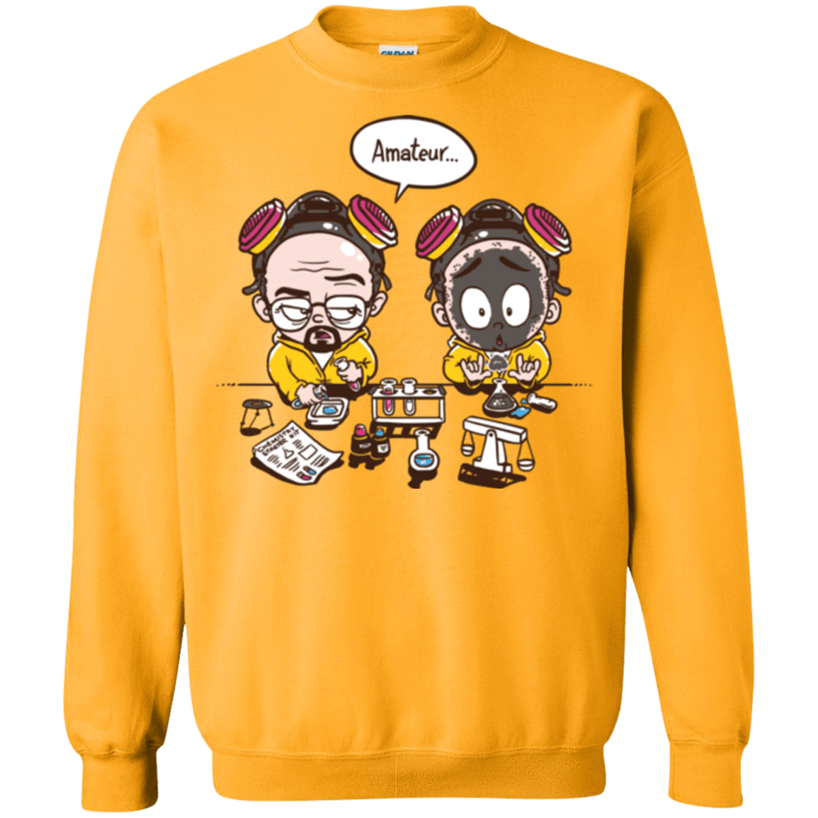 Sweatshirts Gold / Small My First Science kit Crewneck Sweatshirt