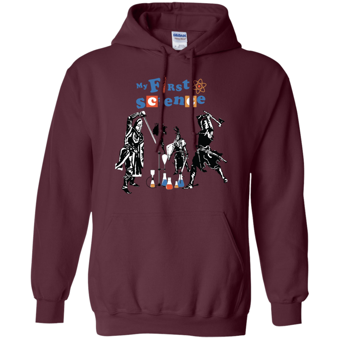 Sweatshirts Maroon / S My First Science Pullover Hoodie