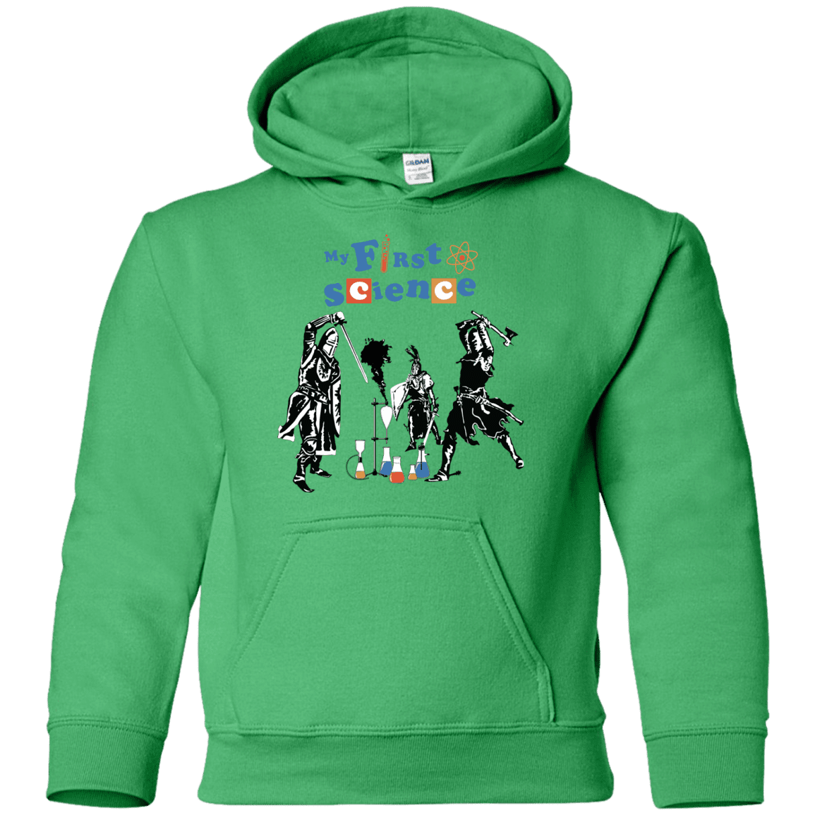 Sweatshirts Irish Green / YS My First Science Youth Hoodie
