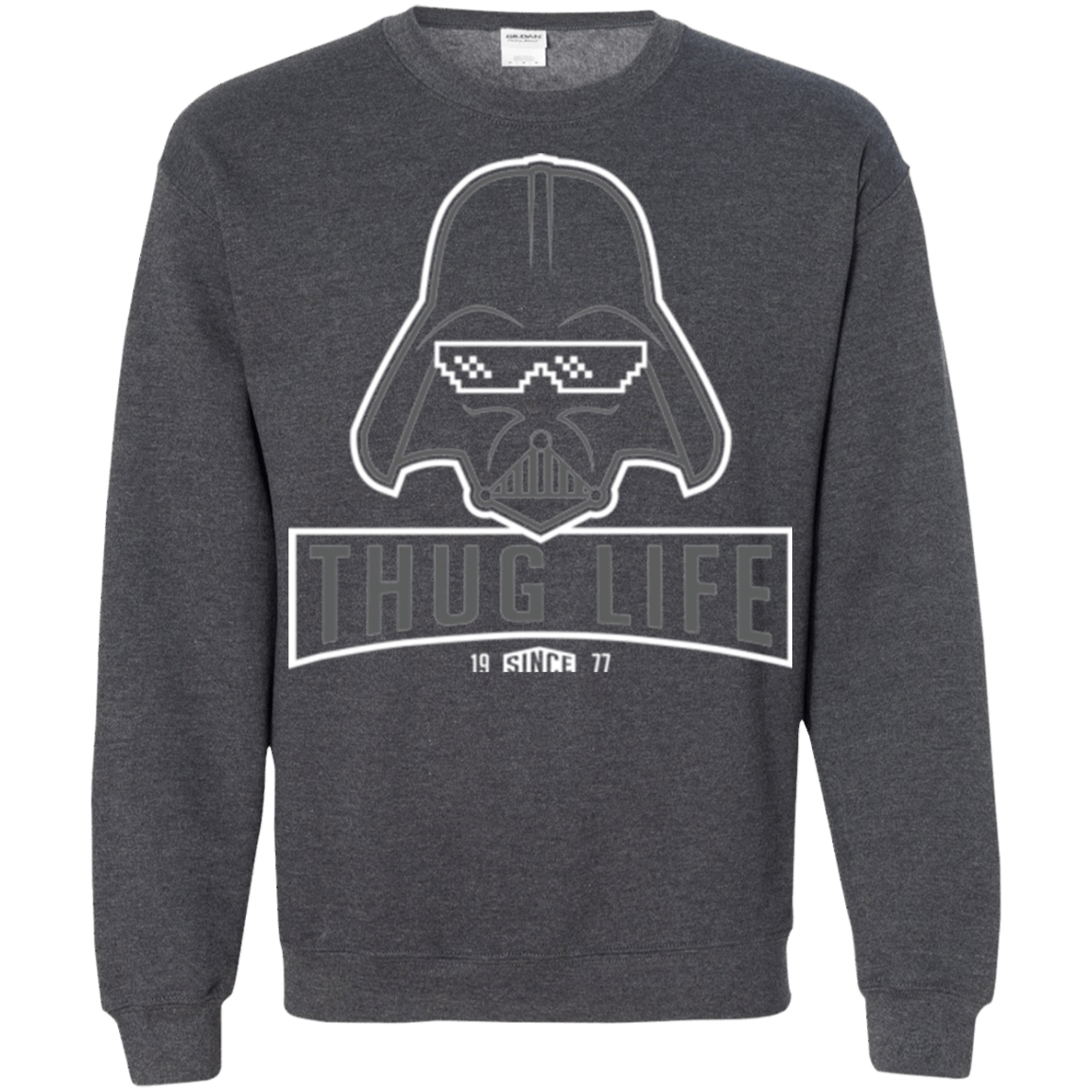 Sweatshirts Dark Heather / Small My Life (1) Crewneck Sweatshirt