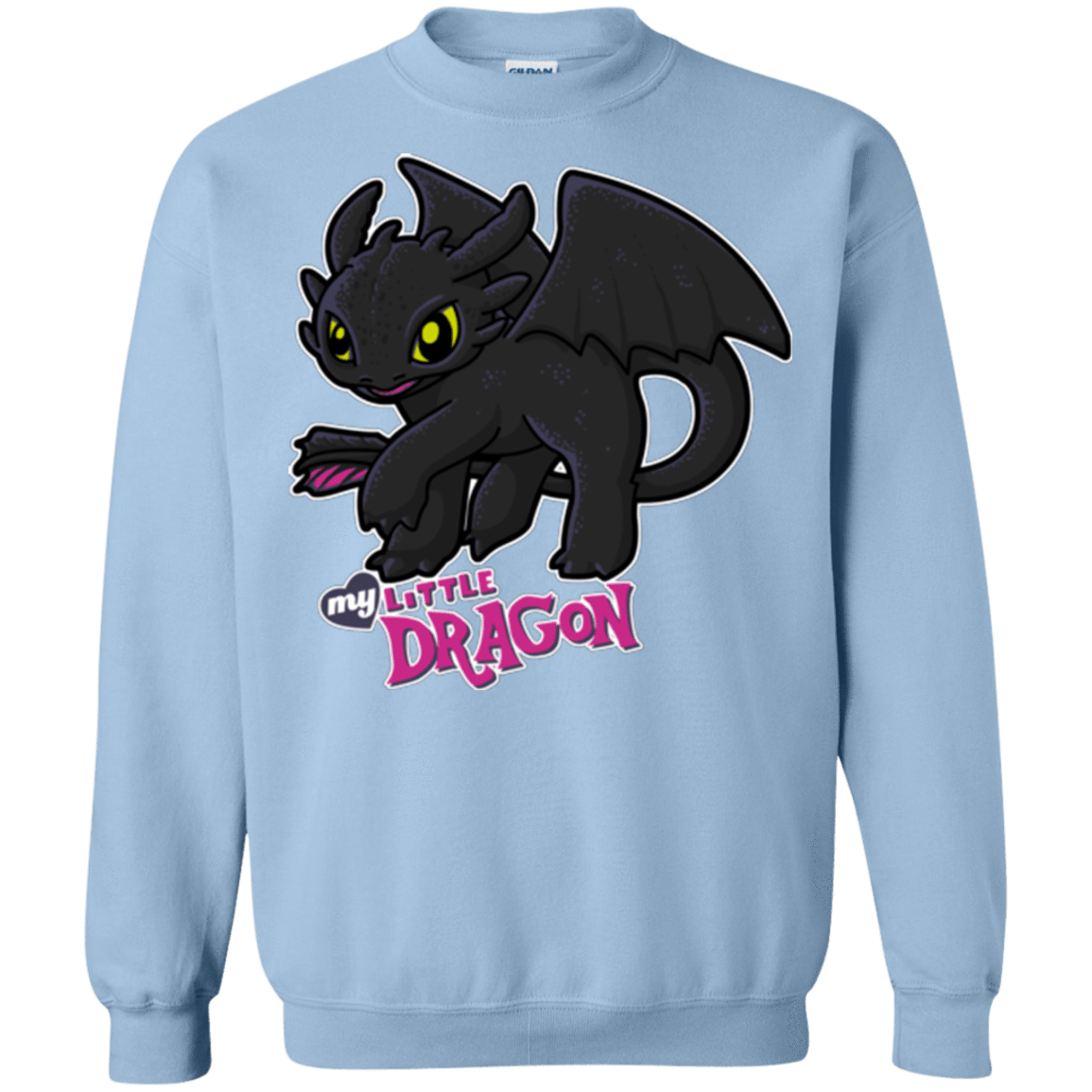 Sweatshirts Light Blue / Small MY LITTLE DRAGON Crewneck Sweatshirt