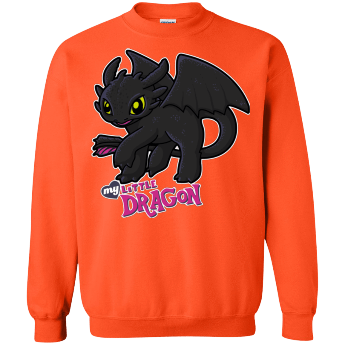 Sweatshirts Orange / Small MY LITTLE DRAGON Crewneck Sweatshirt