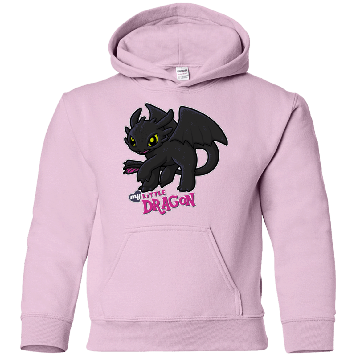 Sweatshirts Light Pink / YS MY LITTLE DRAGON Youth Hoodie