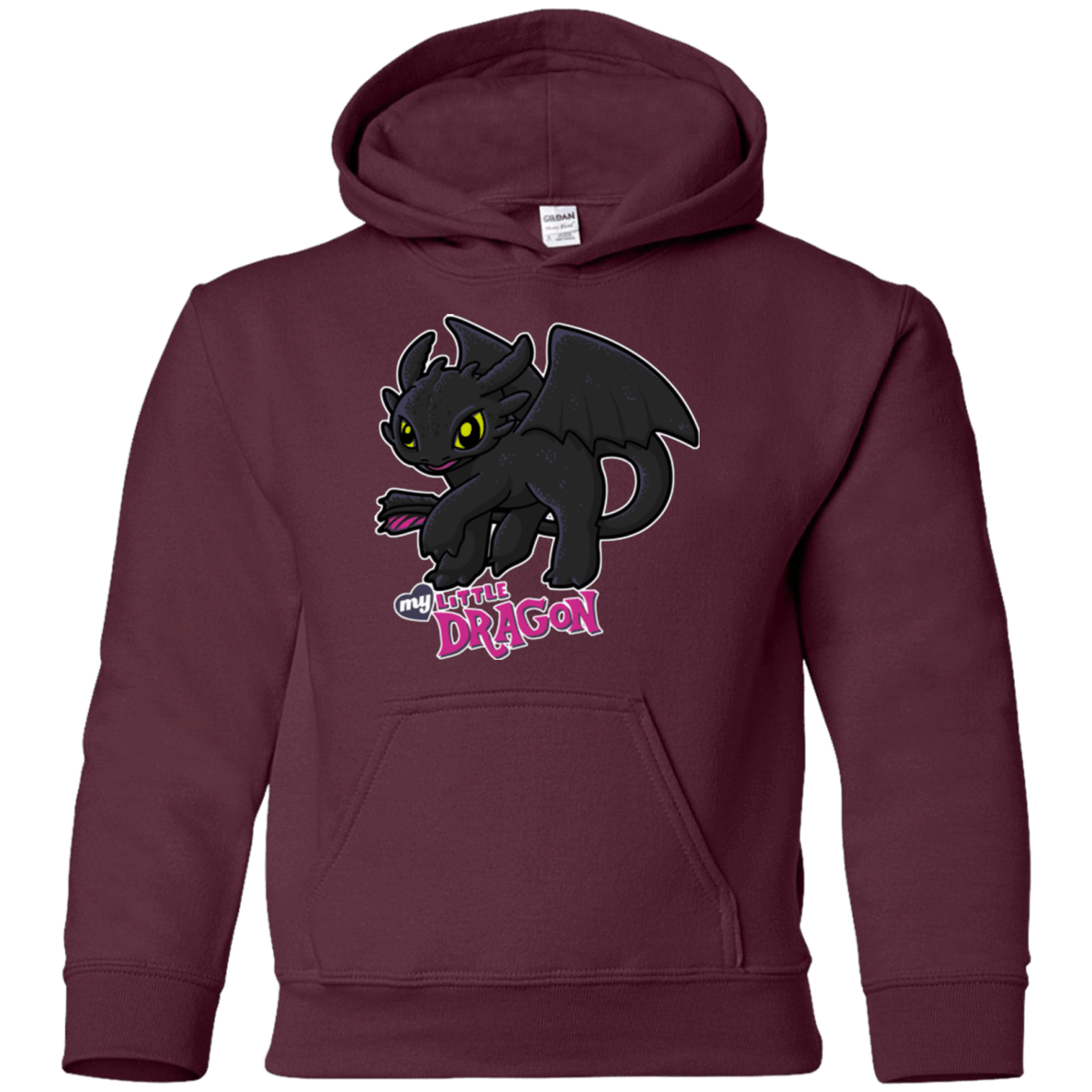 Sweatshirts Maroon / YS MY LITTLE DRAGON Youth Hoodie