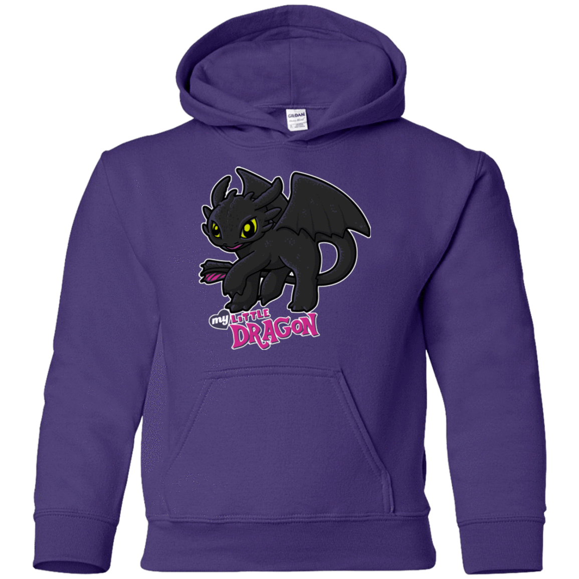 Sweatshirts Purple / YS MY LITTLE DRAGON Youth Hoodie