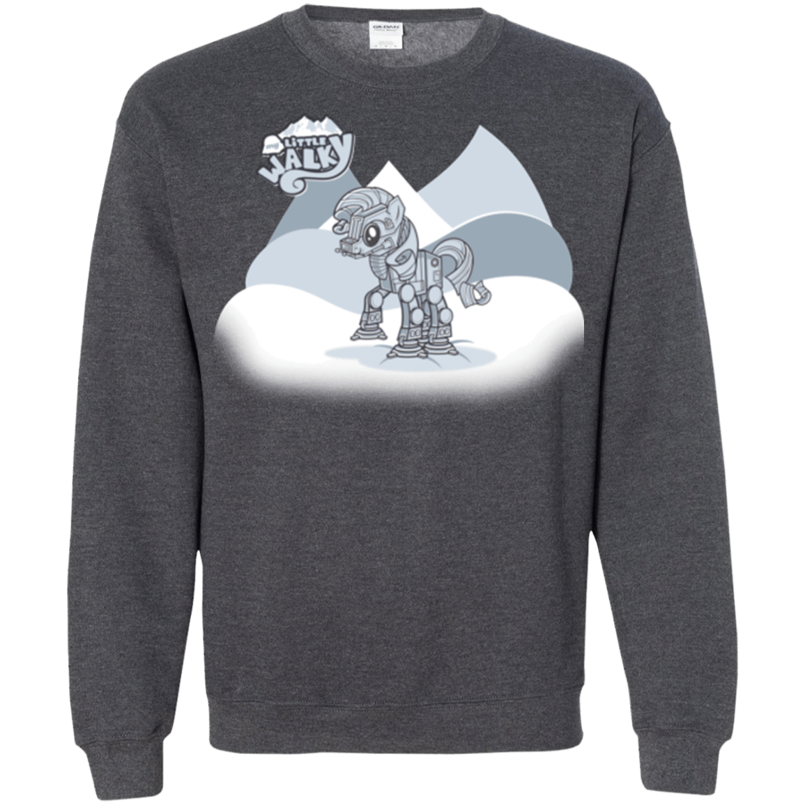 Sweatshirts Dark Heather / Small my little walky Crewneck Sweatshirt