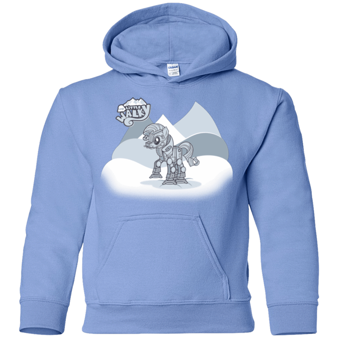 Sweatshirts Carolina Blue / YS my little walky Youth Hoodie