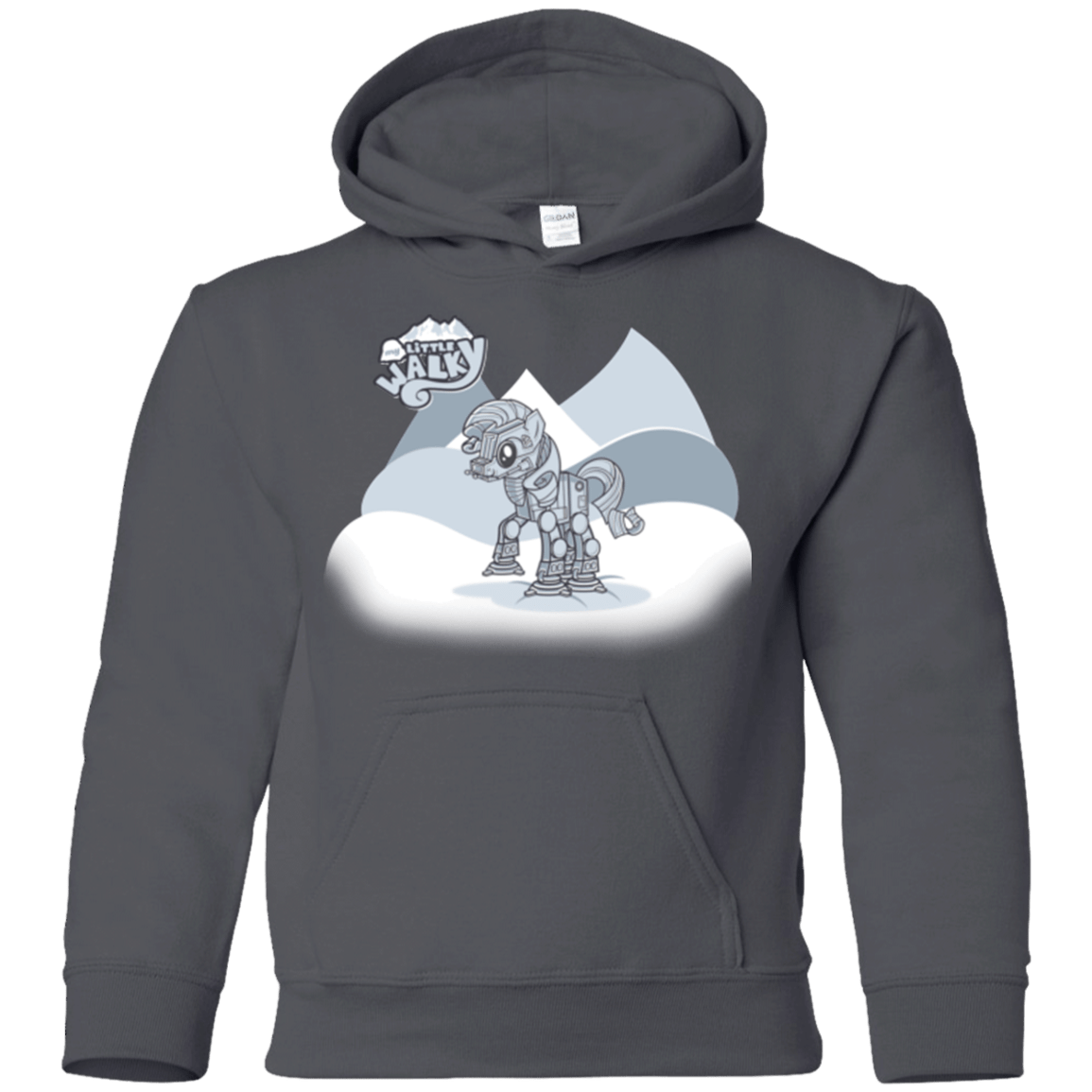 Sweatshirts Charcoal / YS my little walky Youth Hoodie