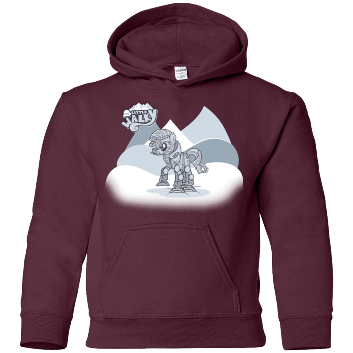 Sweatshirts Maroon / YS my little walky Youth Hoodie