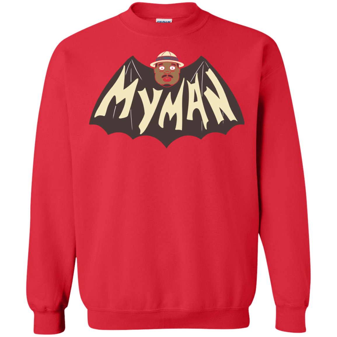 Sweatshirts Red / S My Man! Crewneck Sweatshirt