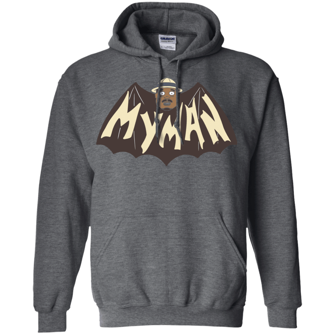Sweatshirts Dark Heather / S My Man! Pullover Hoodie