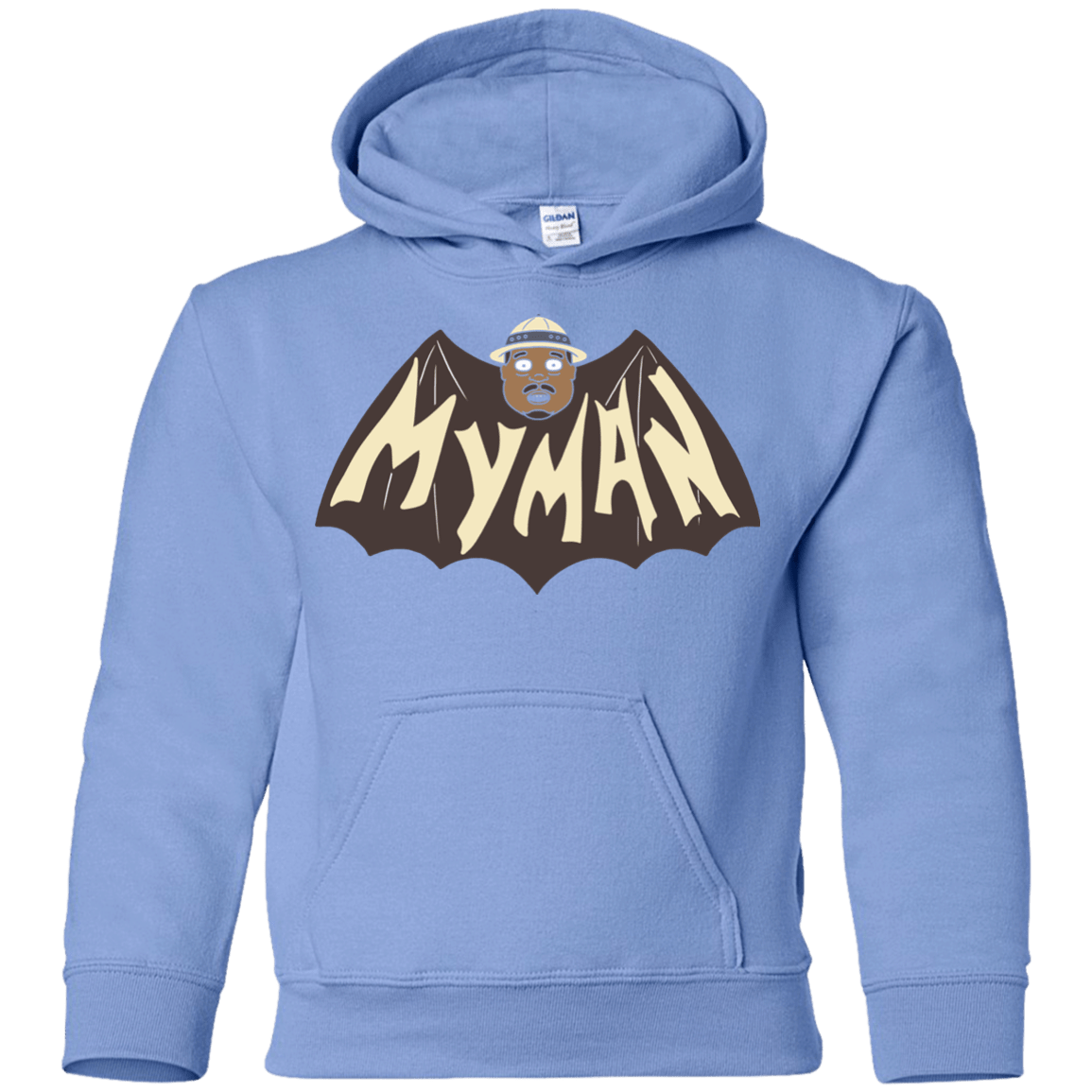 Sweatshirts Carolina Blue / YS My Man! Youth Hoodie
