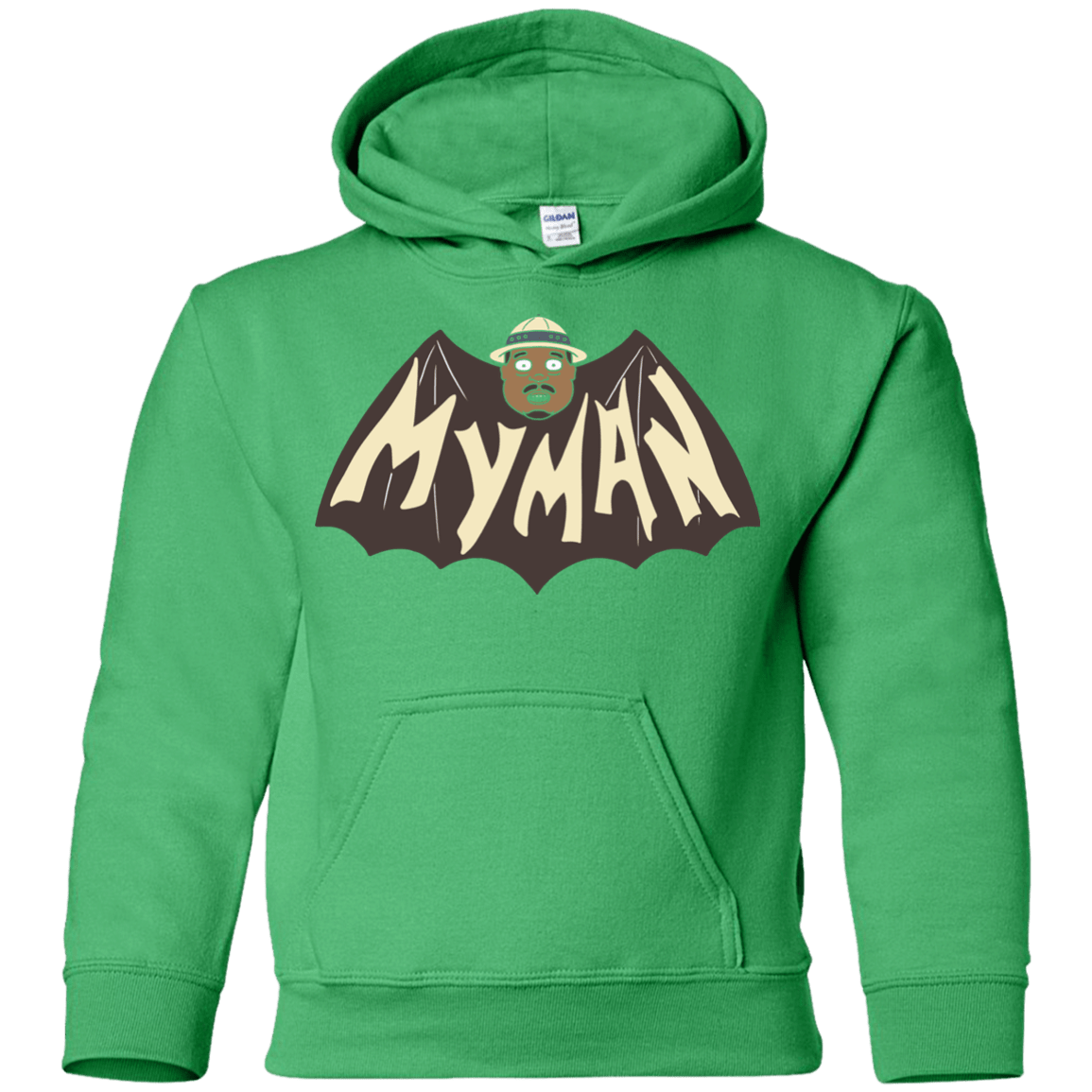 Sweatshirts Irish Green / YS My Man! Youth Hoodie
