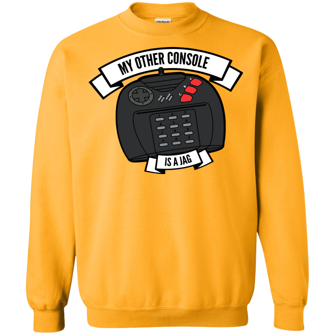 Sweatshirts Gold / S My Other Console Is A Jag Crewneck Sweatshirt