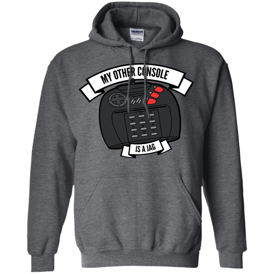 Sweatshirts Dark Heather / S My Other Console Is A Jag Pullover Hoodie