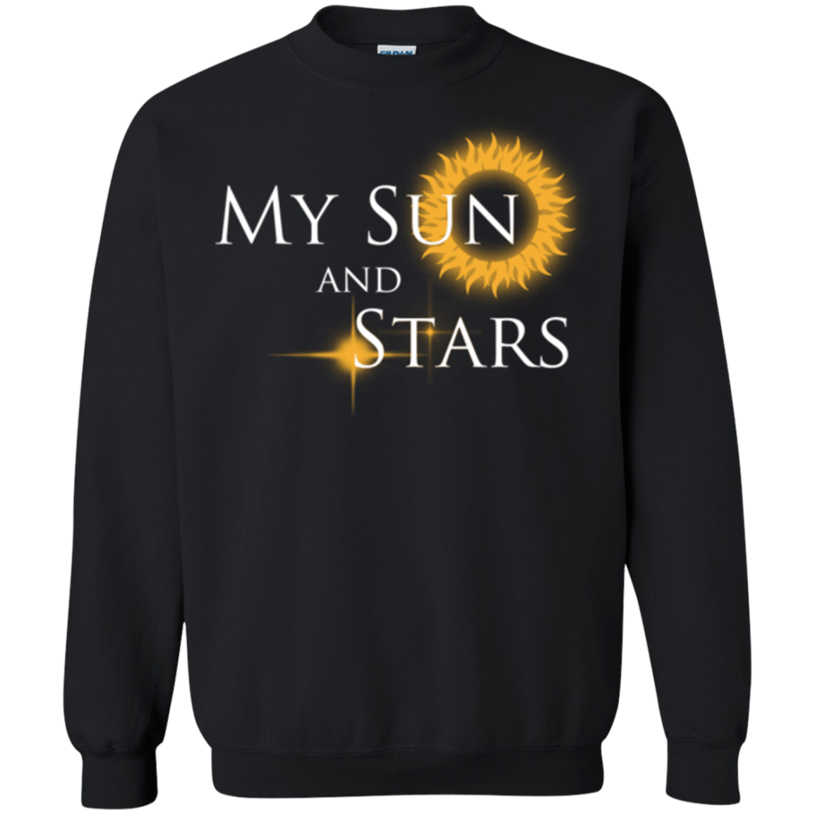 Sweatshirts Black / Small My Sun And Stars Crewneck Sweatshirt