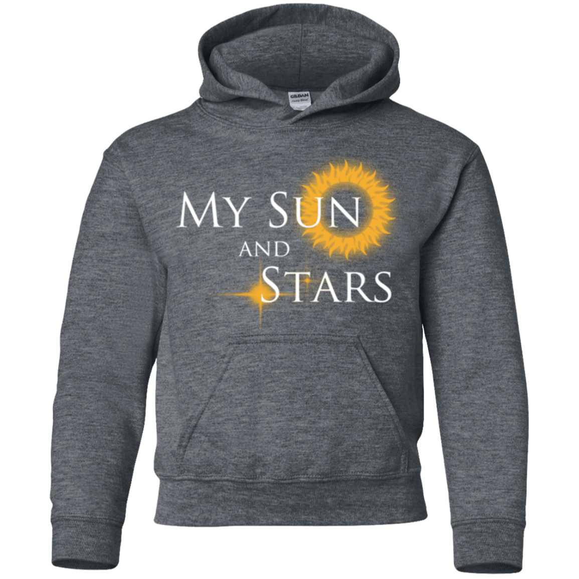 Sweatshirts Dark Heather / YS My Sun And Stars Youth Hoodie