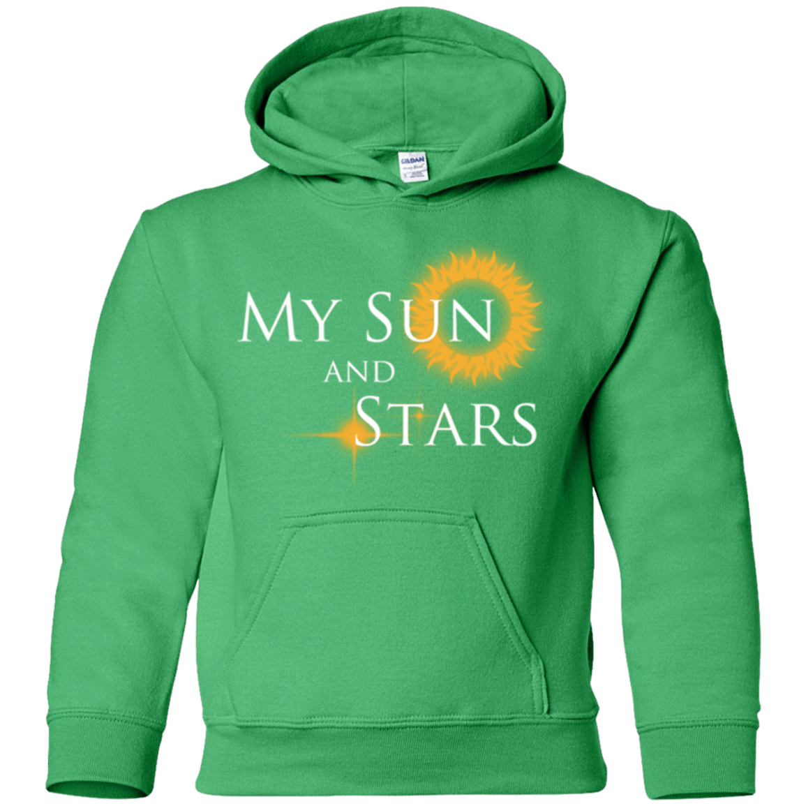 Sweatshirts Irish Green / YS My Sun And Stars Youth Hoodie