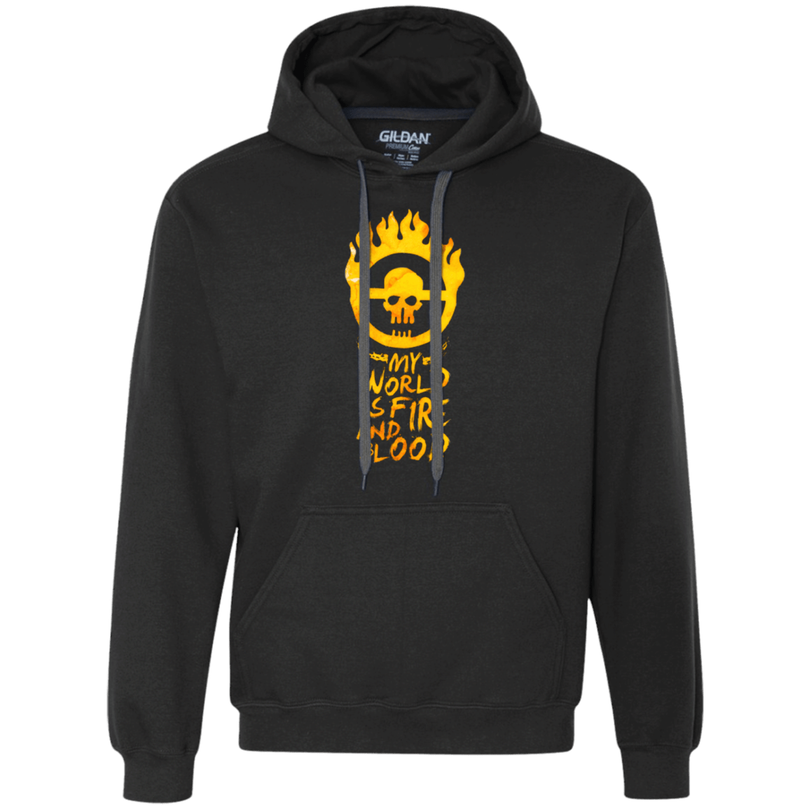 Sweatshirts Black / Small My World Is Fire Premium Fleece Hoodie