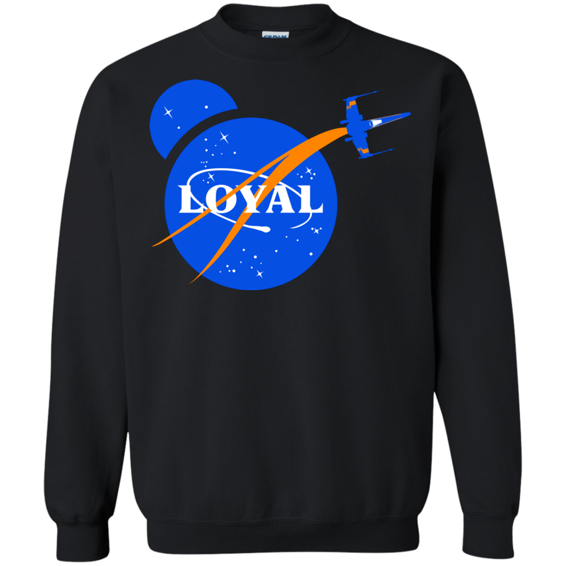 Sweatshirts Black / S Nasa Dameron Loyal Crewneck Sweatshirt