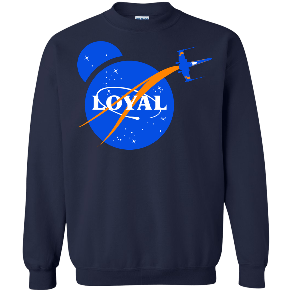 Sweatshirts Navy / S Nasa Dameron Loyal Crewneck Sweatshirt