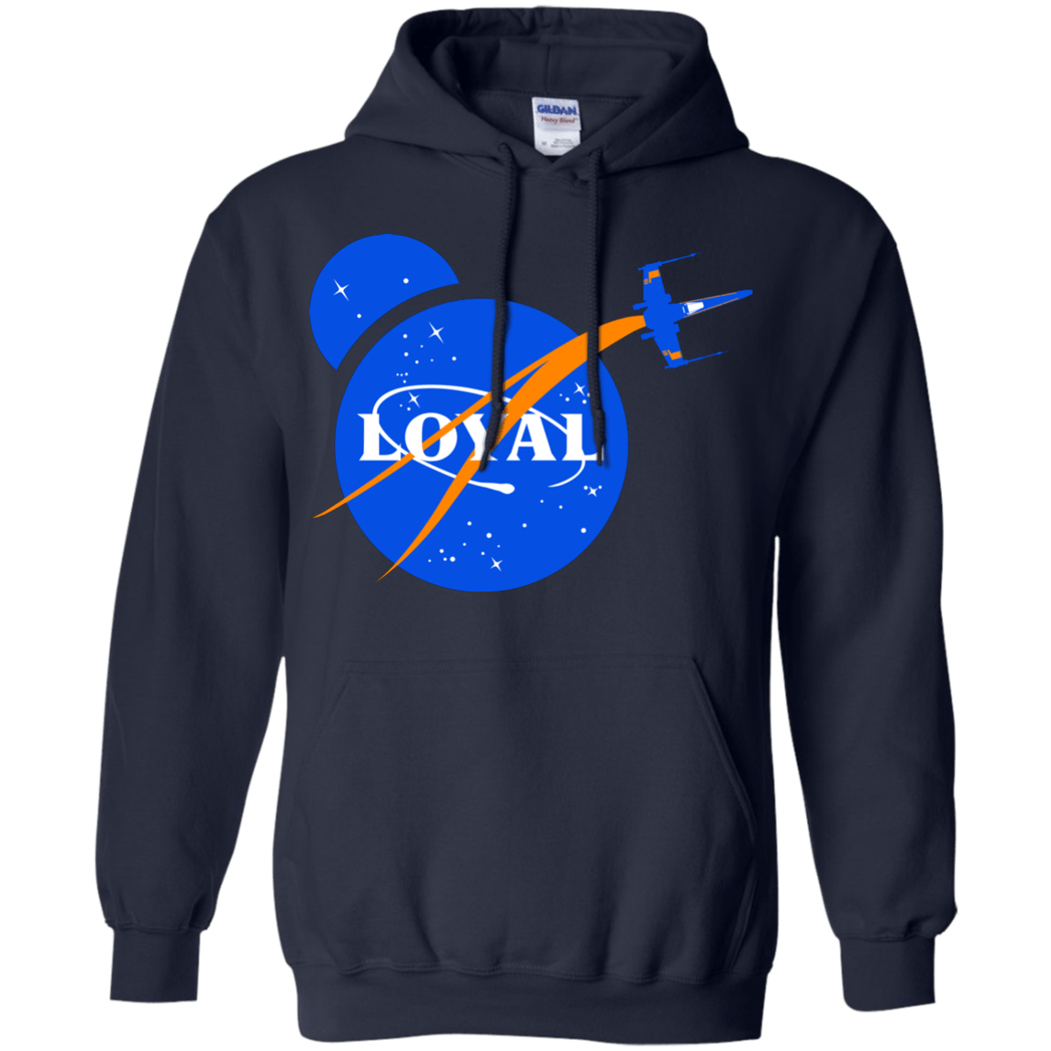 Sweatshirts Navy / S Nasa Dameron Loyal Pullover Hoodie