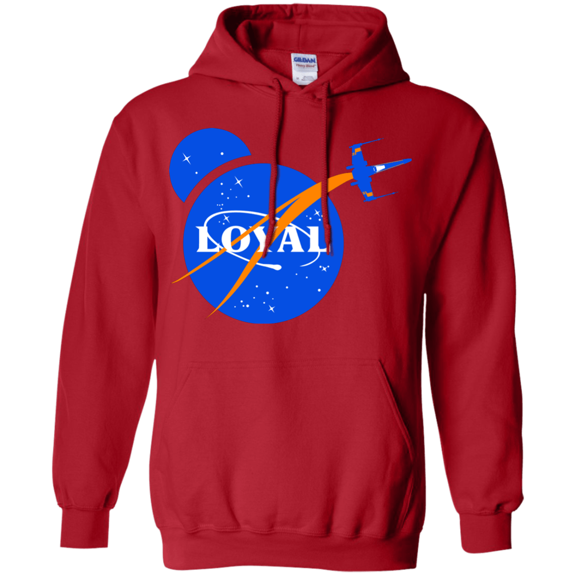 Sweatshirts Red / S Nasa Dameron Loyal Pullover Hoodie