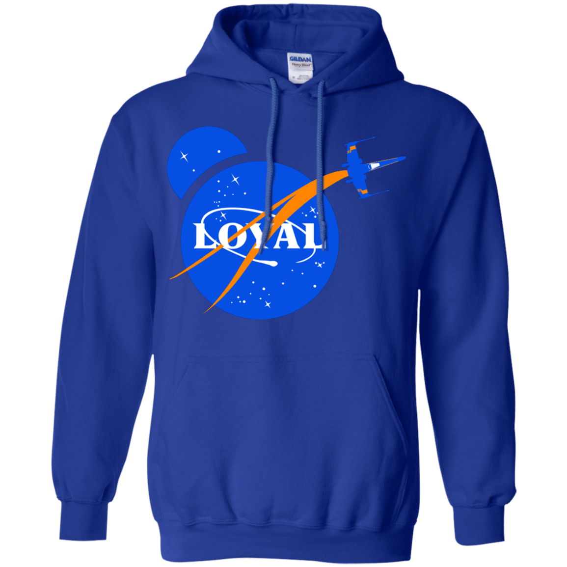 Sweatshirts Royal / S Nasa Dameron Loyal Pullover Hoodie