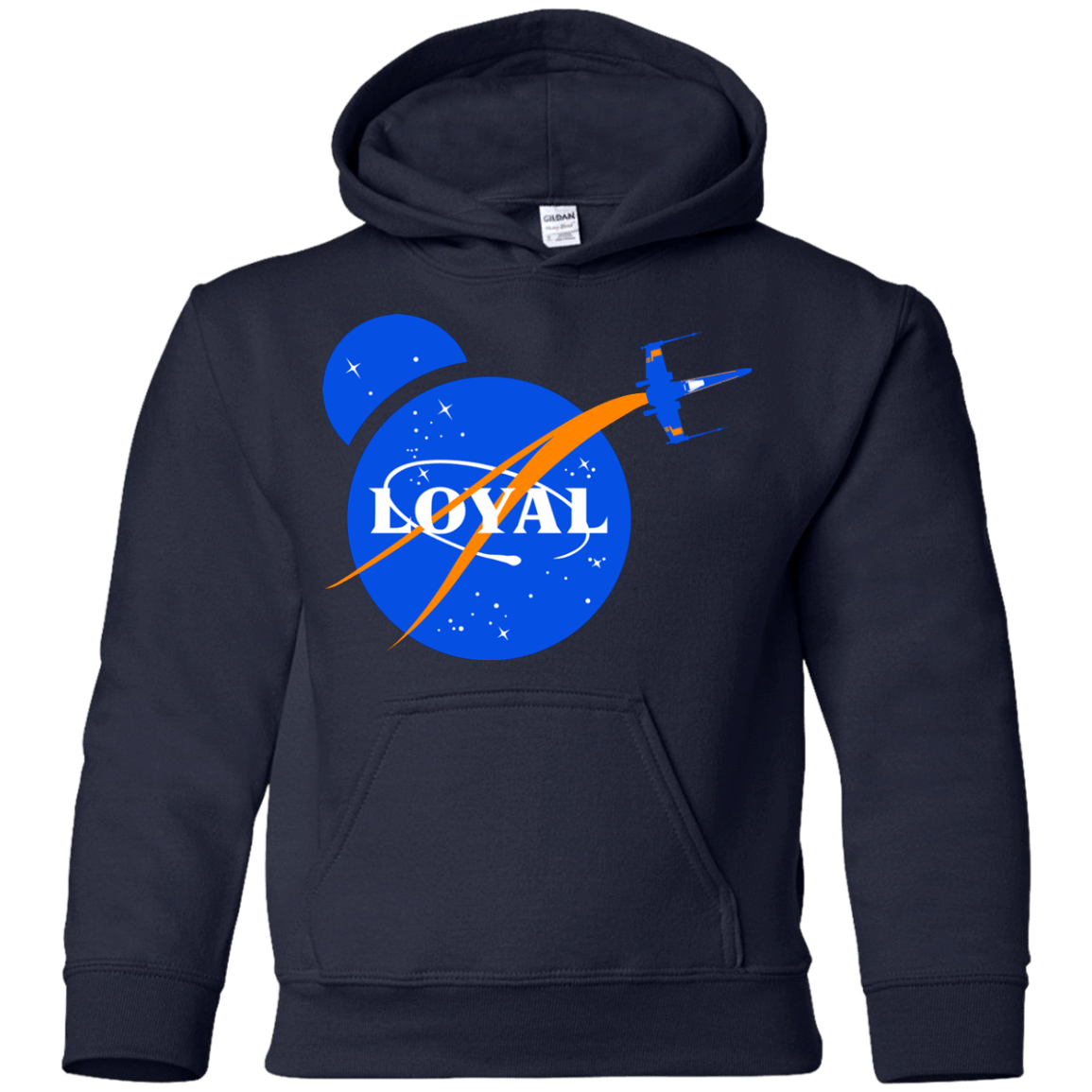 Sweatshirts Navy / YS Nasa Dameron Loyal Youth Hoodie
