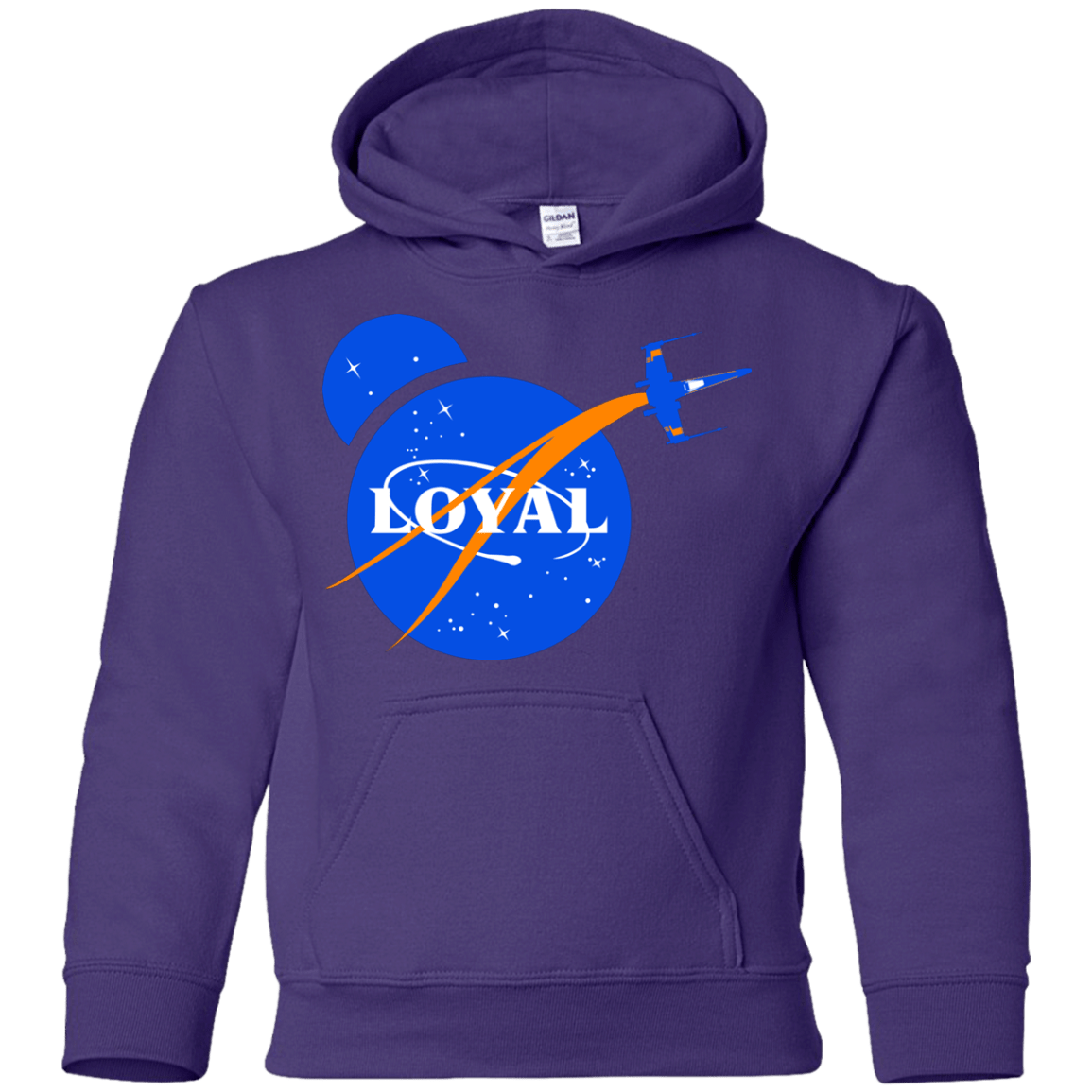 Sweatshirts Purple / YS Nasa Dameron Loyal Youth Hoodie