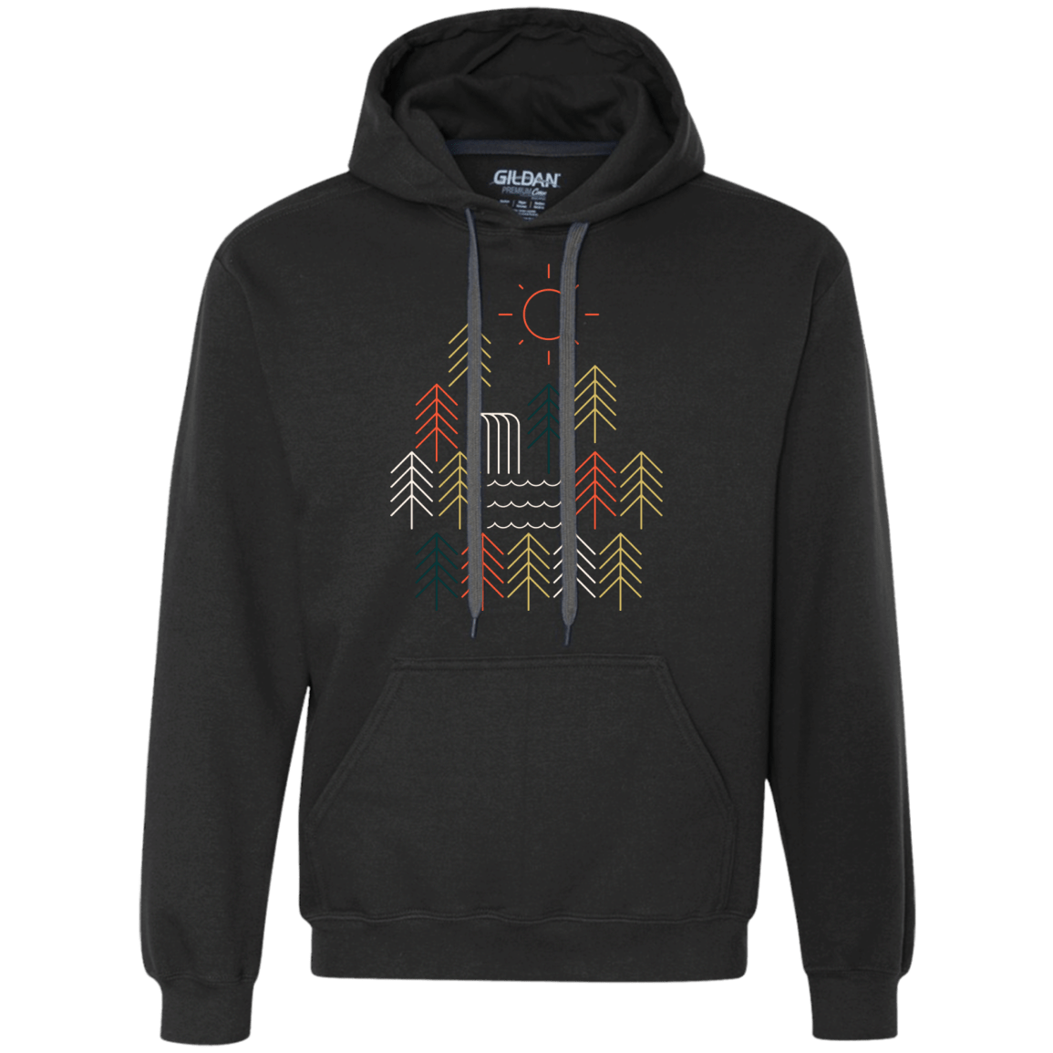 Sweatshirts Black / S Nature Timestee Premium Fleece Hoodie