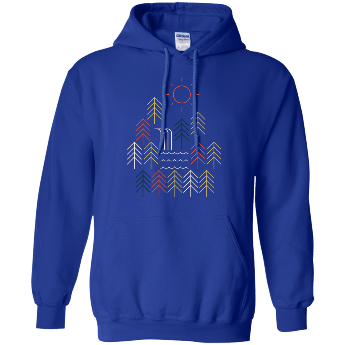 Sweatshirts Royal / S Nature Timestee Pullover Hoodie