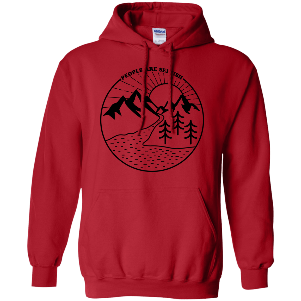 Sweatshirts Nature vs. People Pullover Hoodie