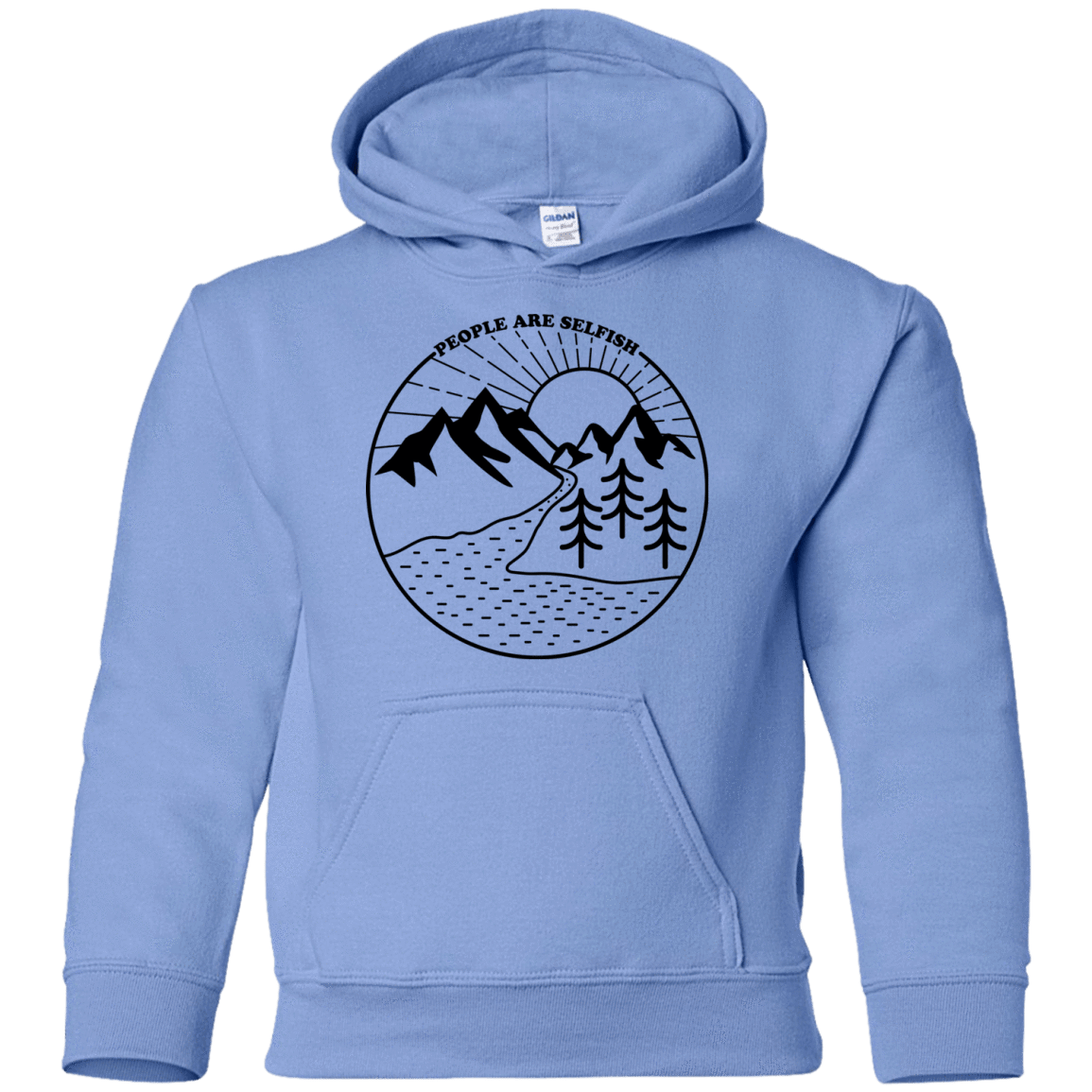 Sweatshirts Carolina Blue / YS Nature vs. People Youth Hoodie