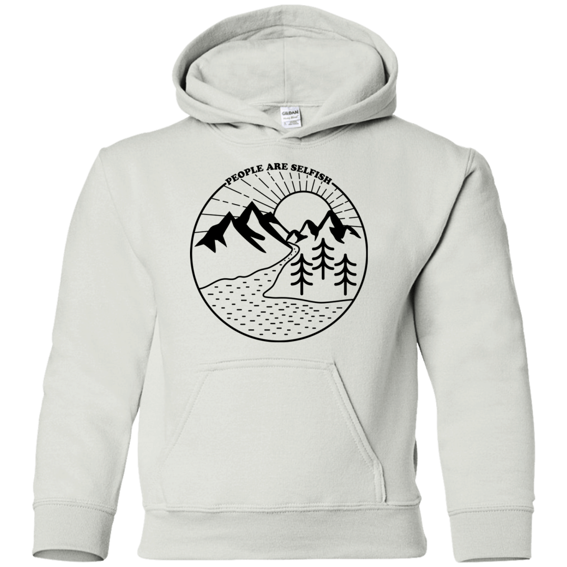 Sweatshirts White / YS Nature vs. People Youth Hoodie