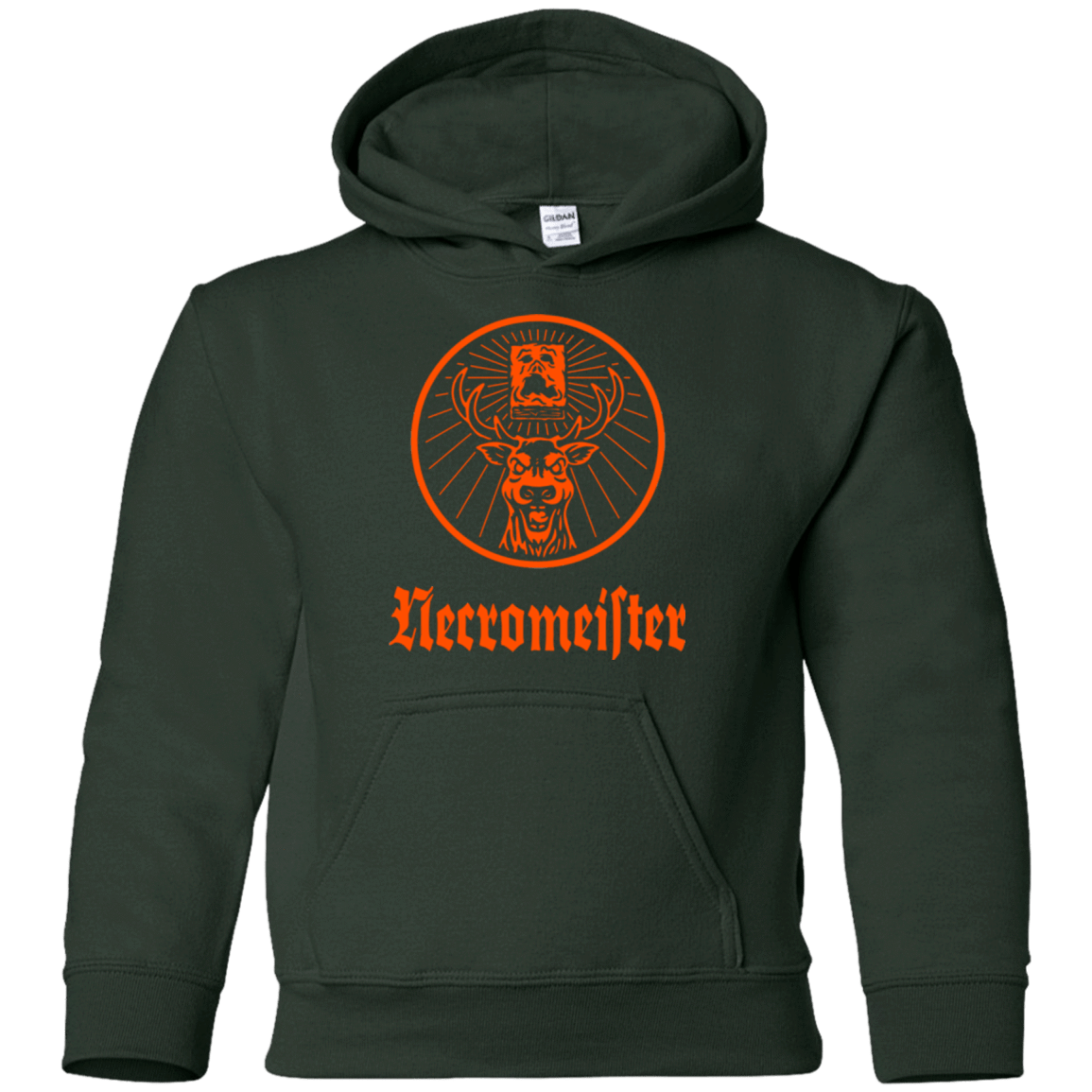 Sweatshirts Forest Green / YS NECROMEISTER Youth Hoodie