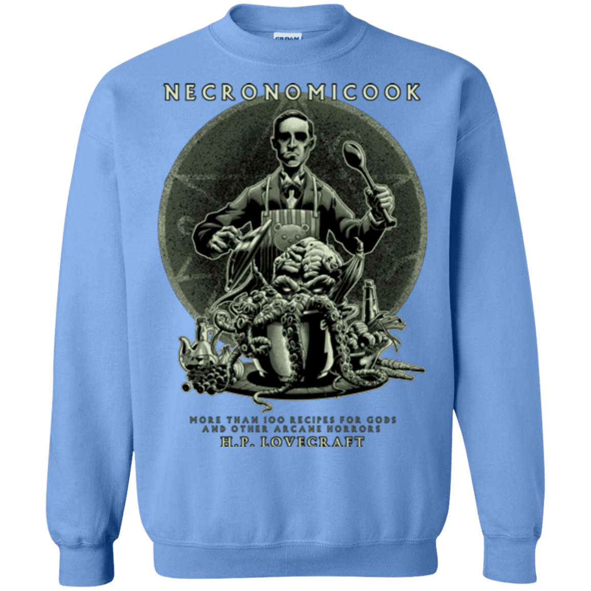 Sweatshirts Carolina Blue / Small Necronomicook Crewneck Sweatshirt