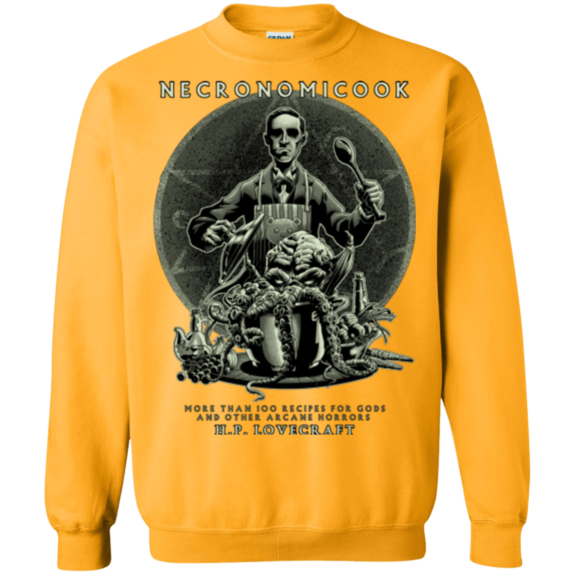 Sweatshirts Gold / Small Necronomicook Crewneck Sweatshirt