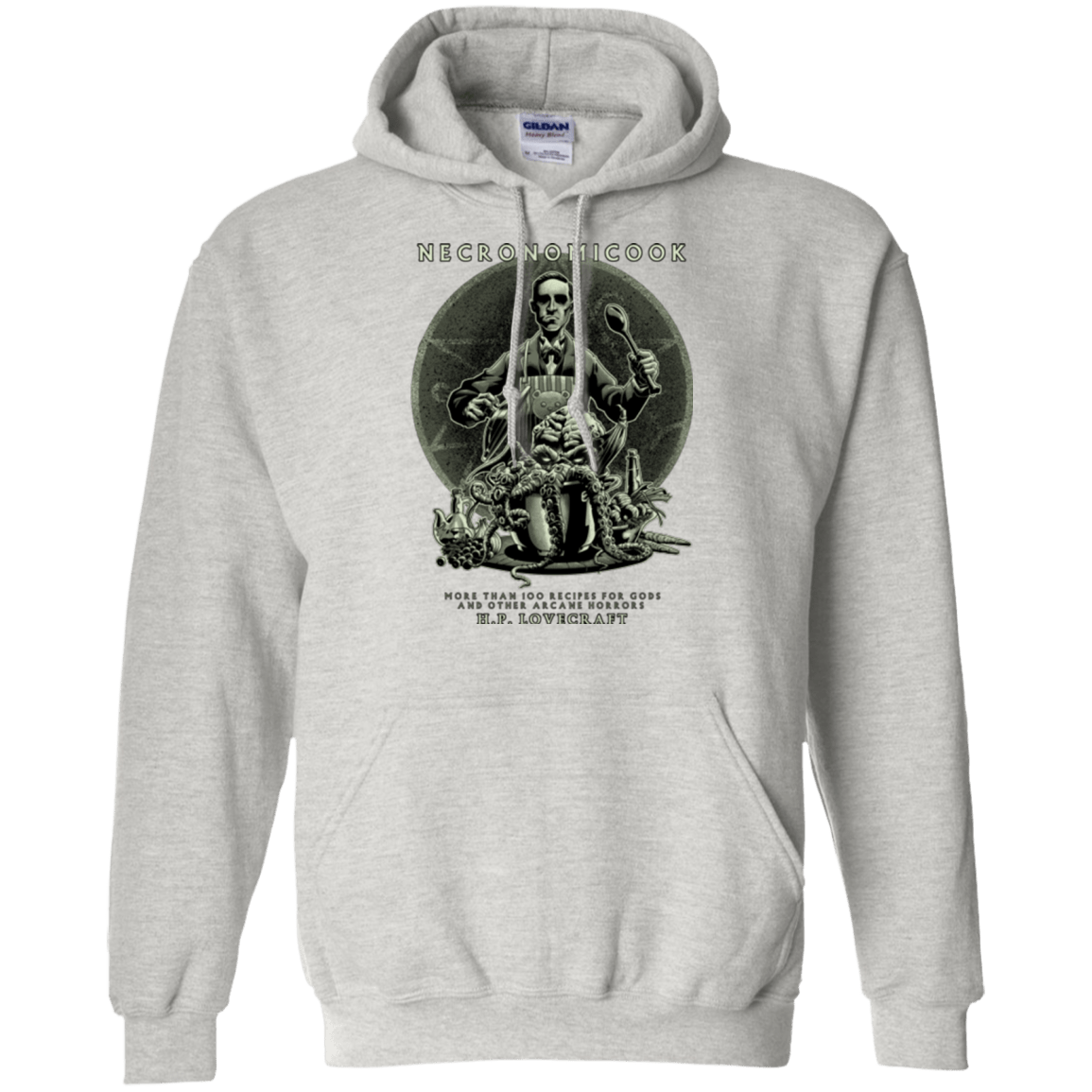 Sweatshirts Ash / Small Necronomicook Pullover Hoodie
