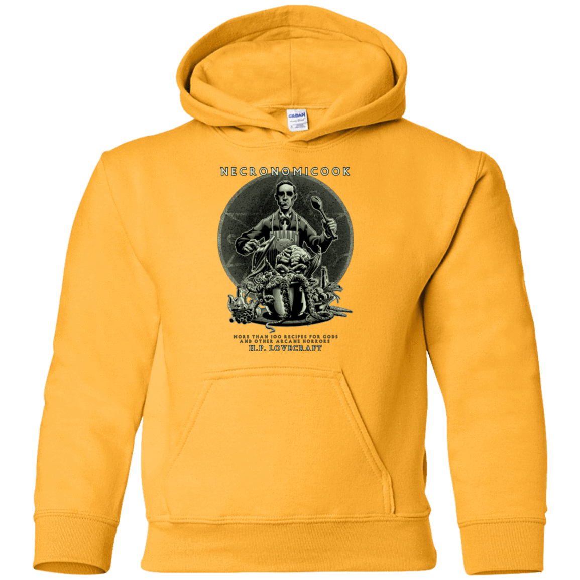 Sweatshirts Gold / YS Necronomicook Youth Hoodie