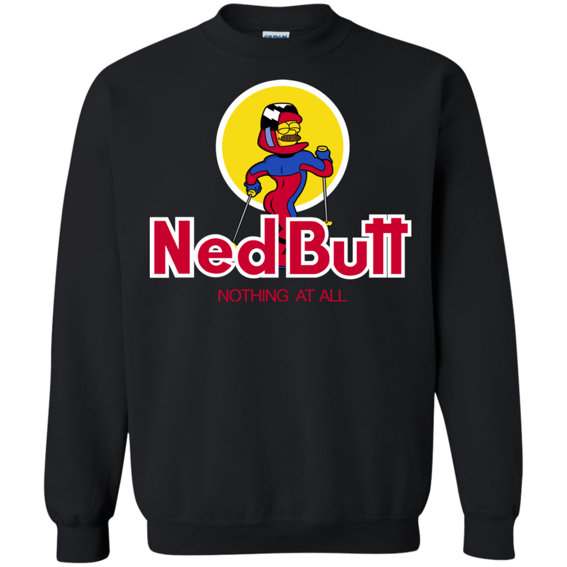 Sweatshirts Black / S Ned Butt Crewneck Sweatshirt