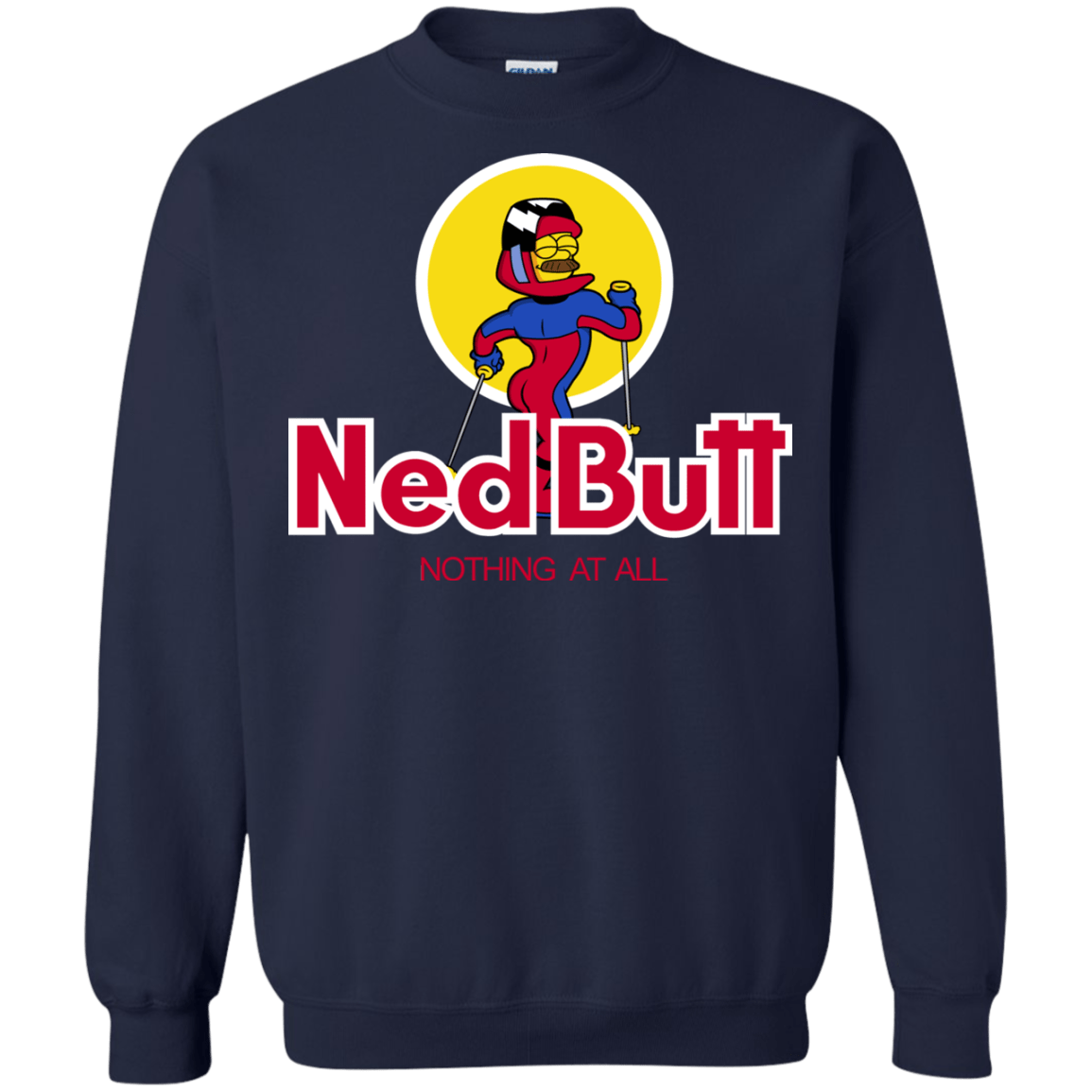 Sweatshirts Navy / S Ned Butt Crewneck Sweatshirt