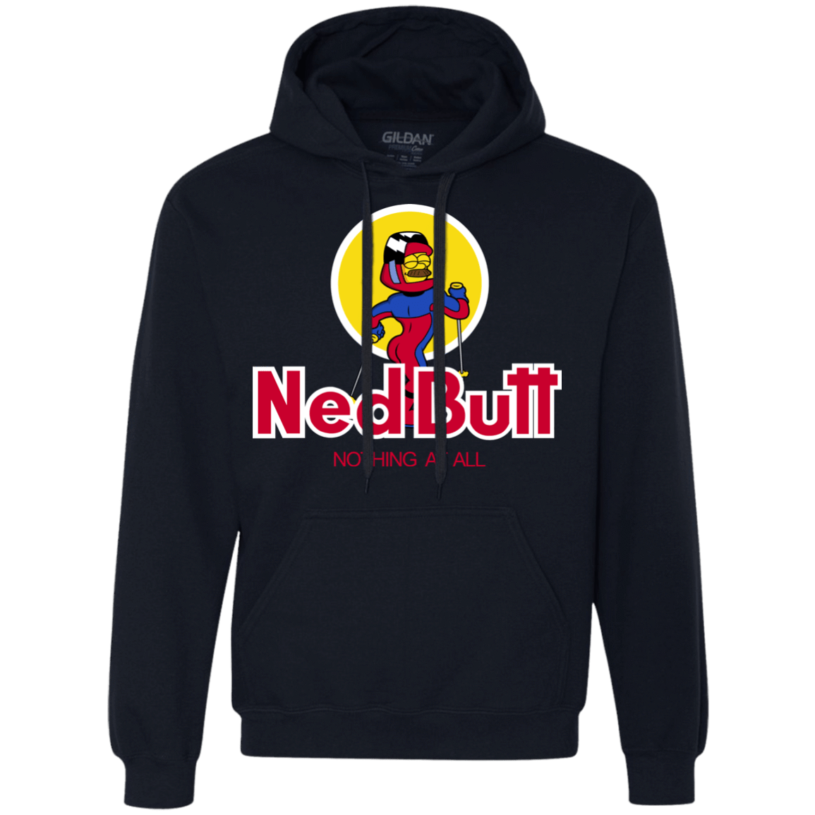 Sweatshirts Navy / S Ned Butt Premium Fleece Hoodie