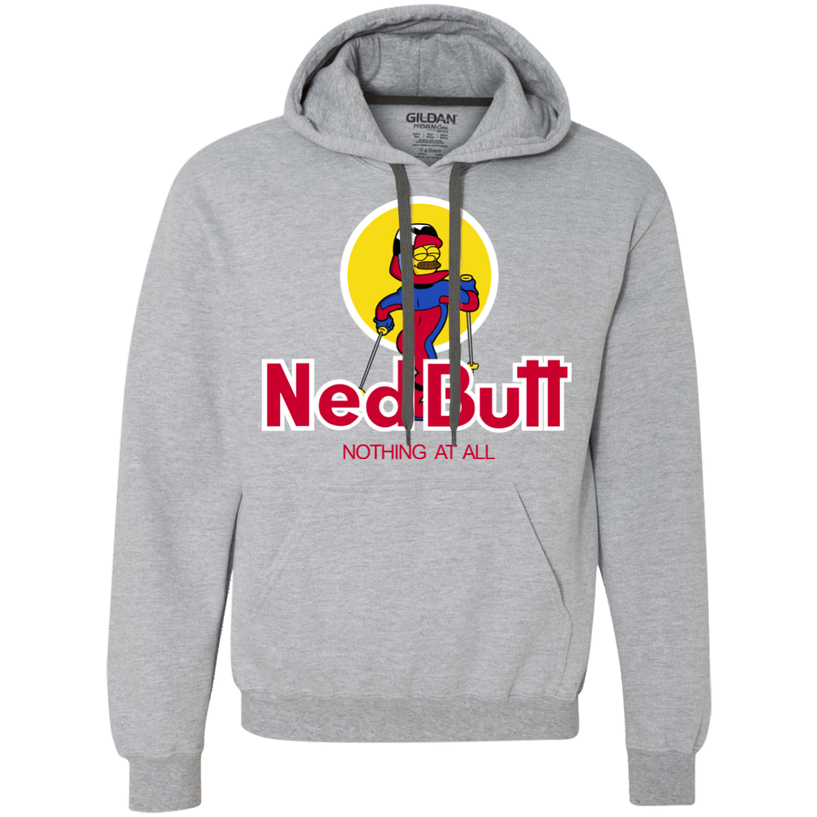 Sweatshirts Sport Grey / S Ned Butt Premium Fleece Hoodie